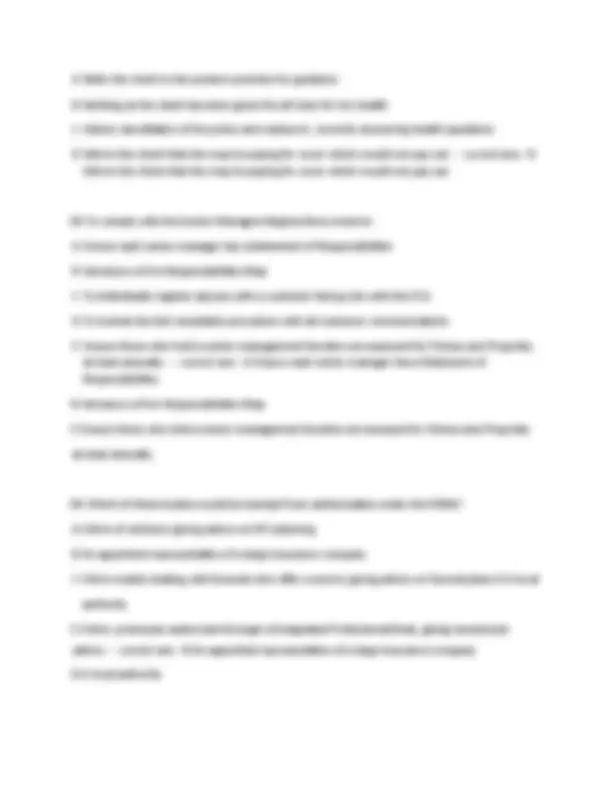 Example Questions For R01 Exam Financial Services Regulation R01 Mock Exam 2025 | Exams Finance | Docsity