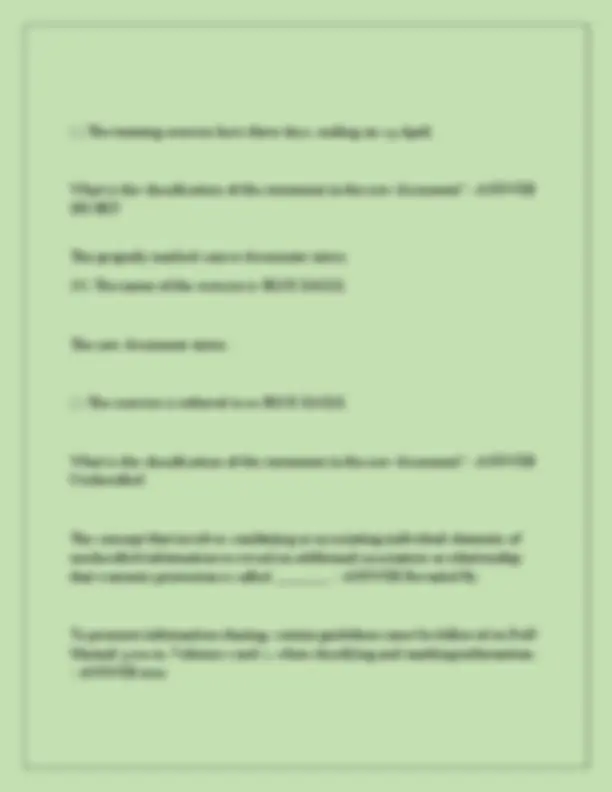 DERIVATIVE CLASSIFICATION EXAM QUESTIONS WITH SOLUTIONS GUARANTEED PASS ...