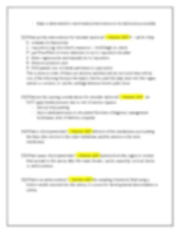 Labor and Delivery Complications: NCLEX Review Questions and Answers ...