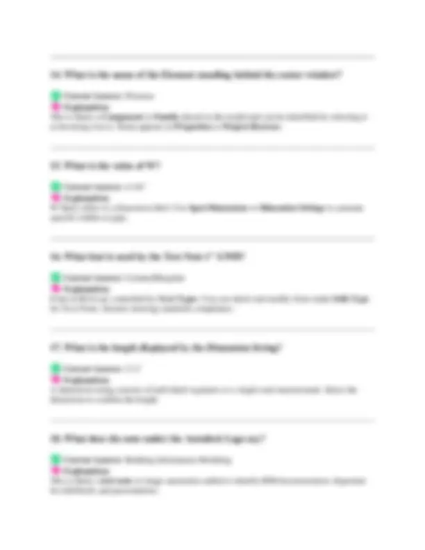 Gmetrix Revit Imperial Test #1 Questions   Answers Graded A  Exams