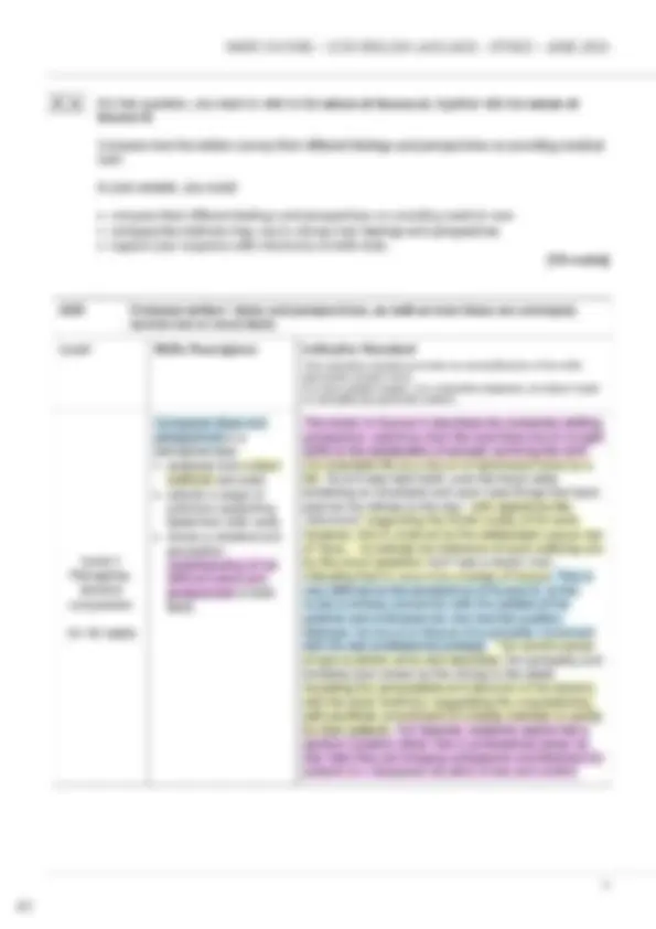 Actual 2024 AQA GCSE ENGLISH LANGUAGE 8700/1 Paper 1 Question Paper ...