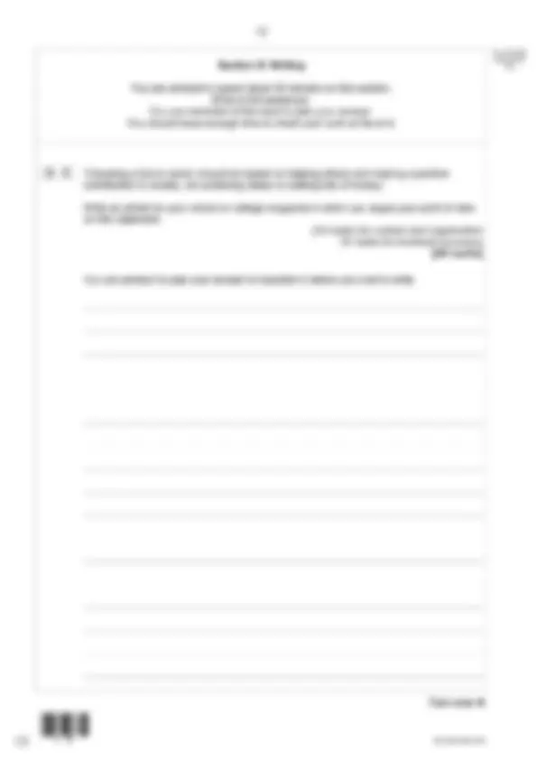 Actual 2024 AQA GCSE ENGLISH LANGUAGE 8700/1 Paper 1 Question Paper ...