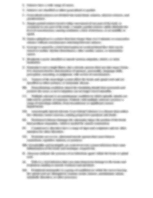Chapter 18 Neurologic Emergencies | Study Guides, Projects, Research ...