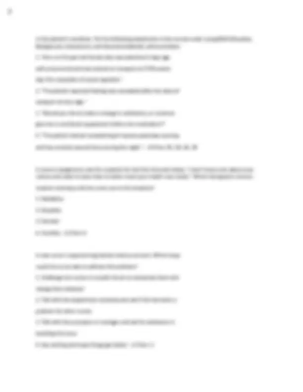 NUFT 204 Exam 1 Review Questions | Actual Questions and Answers Latest ...