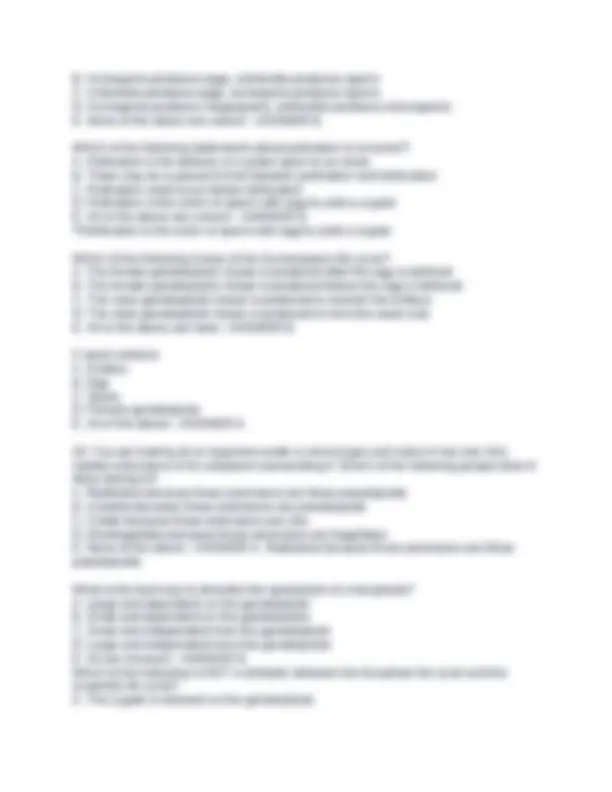BIO 202 EXAM 2 UNCW CORRECT 100% | Exams Biology | Docsity