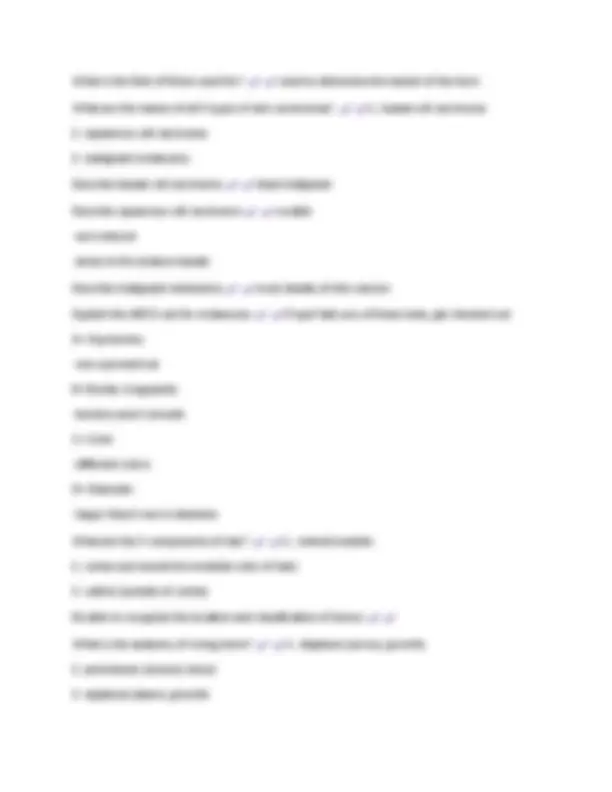 Anatomy & Physiology 1 Final Exam Review 2024-2025. Questions & Correct ...