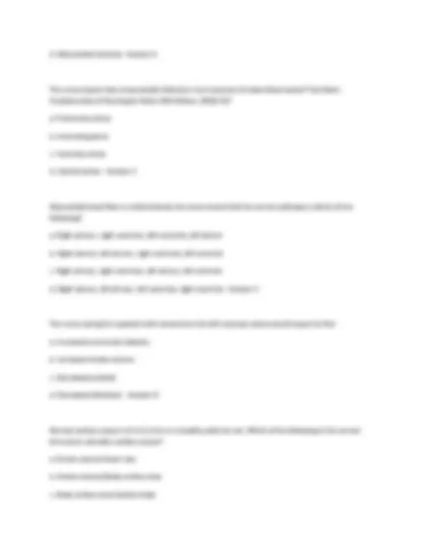 NURN 105 Final Exam Study Guide: Key Nursing Concepts and Definitions ...