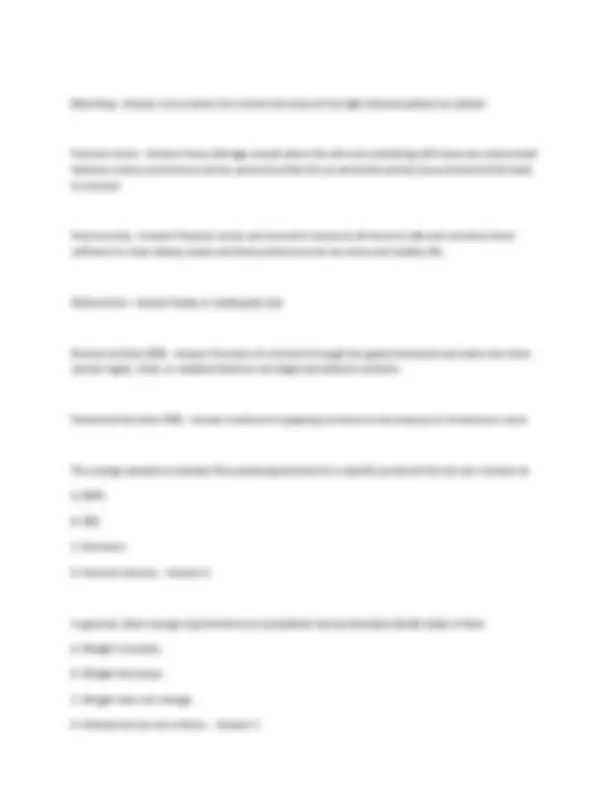 NURN 105 Final Exam Study Guide: Key Nursing Concepts and Definitions ...