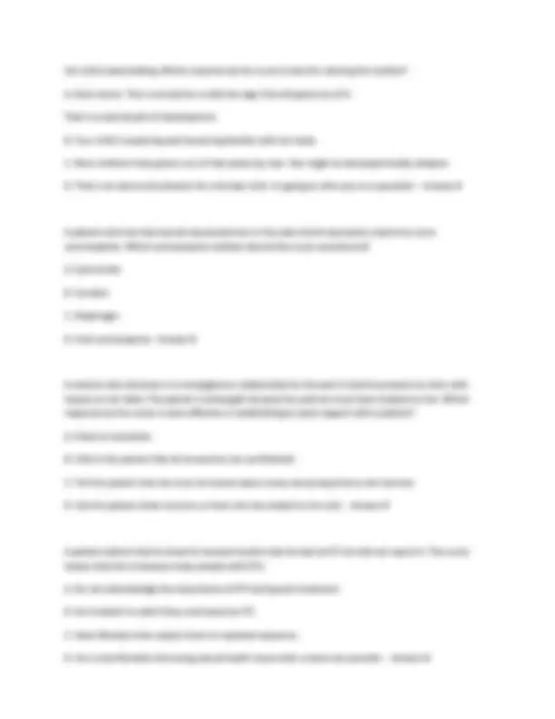 NURN 105 Final Exam Study Guide: Key Nursing Concepts and Definitions ...