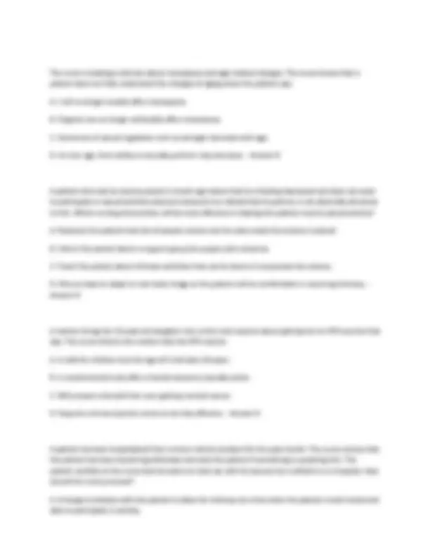 NURN 105 Final Exam Study Guide: Key Nursing Concepts and Definitions ...