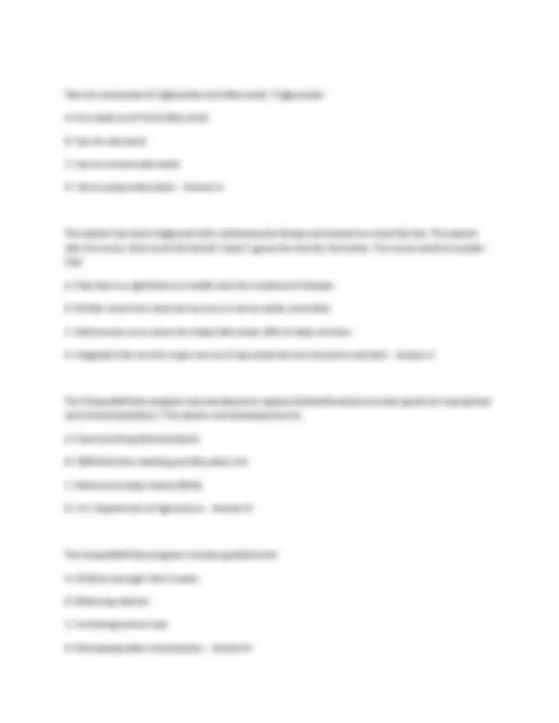 NURN 105 Final Exam Study Guide: Key Nursing Concepts and Definitions ...