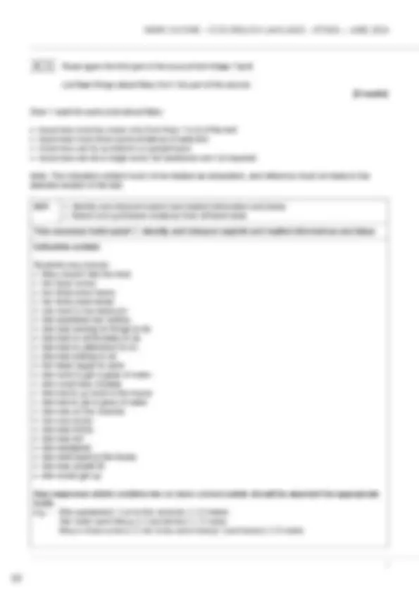 Actual 2024 AQA GCSE ENGLISH LANGUAGE 8700/1 Paper 1 Question Paper ...