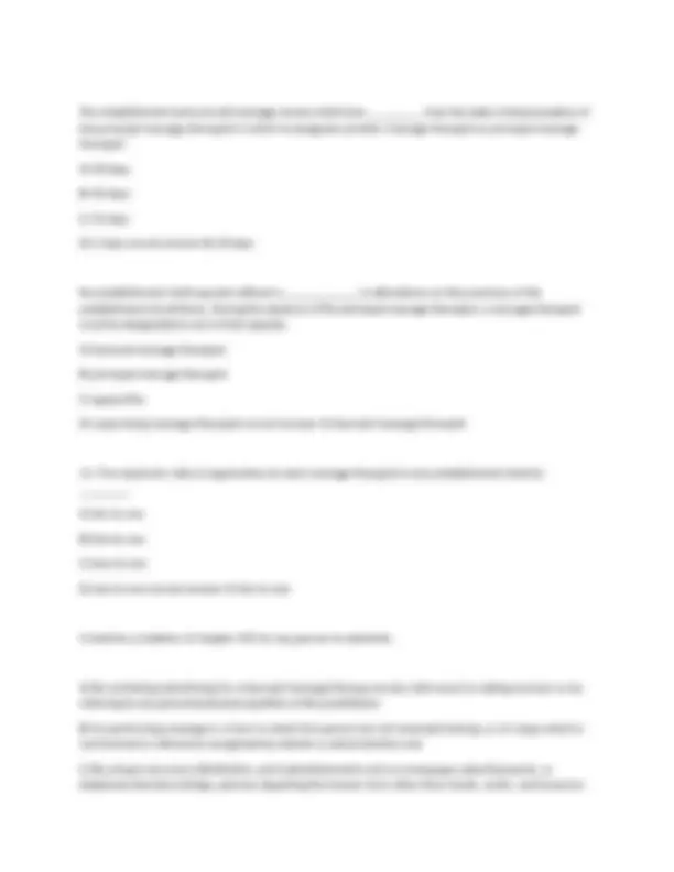 Massage Law in HI Questions with Accurate Answers | Exams Physiotherapy ...