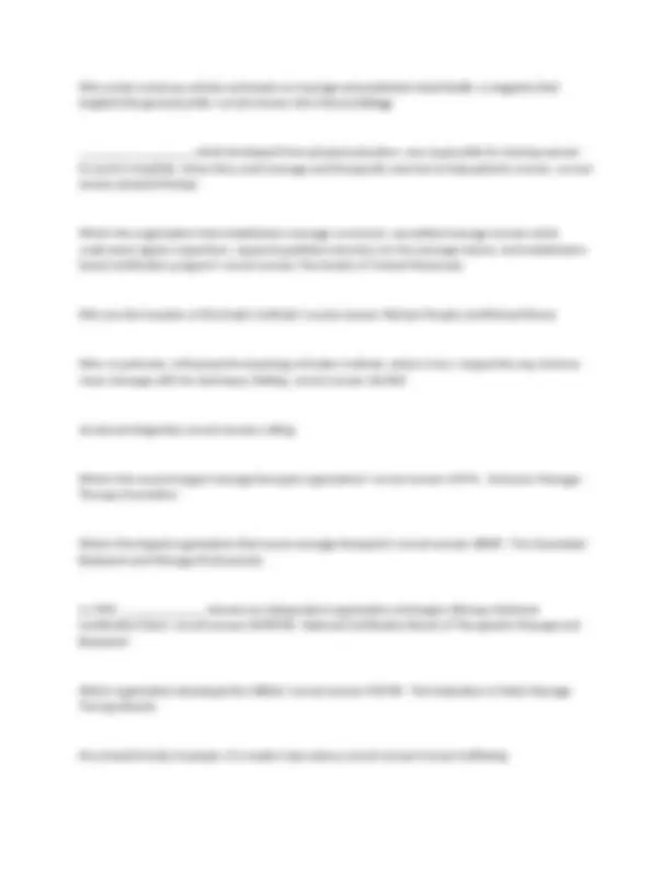 Chapter 1 Massage SG Questions with Accurate Answers | Exams ...