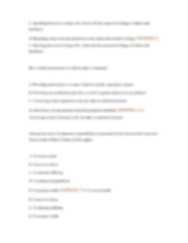 NUR 100 Exam 2 with Questions and Answers | Exams Nursing | Docsity