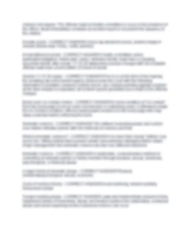 Block 1 SCCJA Exam All Possible Questions and Answers with complete ...