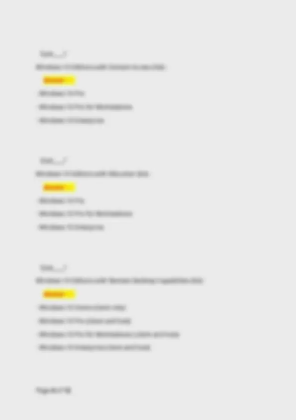 CompTIA A+ 1102 Windows (Set 1) / Latest Questions & Detailed Answers ...