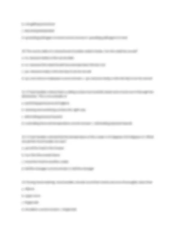 Servsafe Food Handler Examination Questions With Accurate Answers