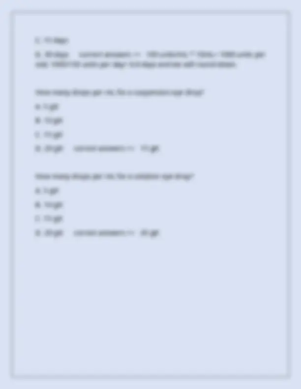 Ptcb Math Test PTCB PRACTICE EXAM (MATH) WITH CORRECT ANSWERS 2025 | Exams Mathematics ...