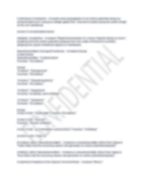 Anatomy & Physiology Final Exam Study Guide 2025 | Exams Nursing | Docsity