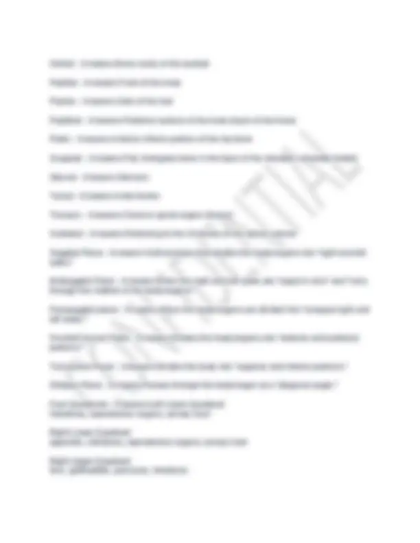 Anatomy & Physiology Final Exam Study Guide 2025 | Exams Nursing | Docsity