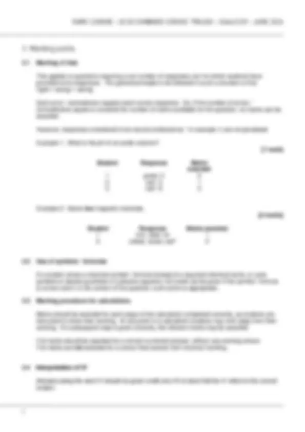 2024 AQA GCSE COMBINED SCIENCE: TRILOGY Foundation Tier Chemistry Paper ...