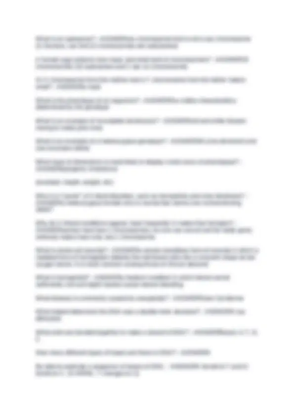 BIOLOGY 100 FINAL EXAM STUDY GUIDE QUESTIONS & ANSWERS 100% SOLVED ...