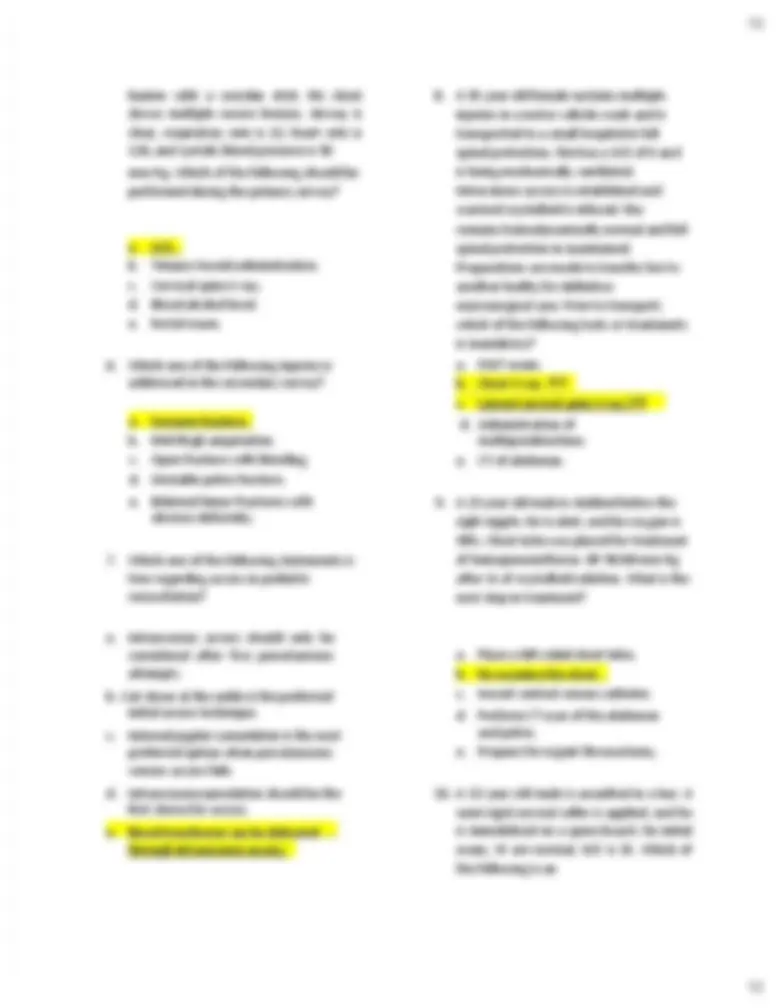 ATLS (2025) EXAM POST TESTSOAL POST TEST VERSION WITH DETAILED ...