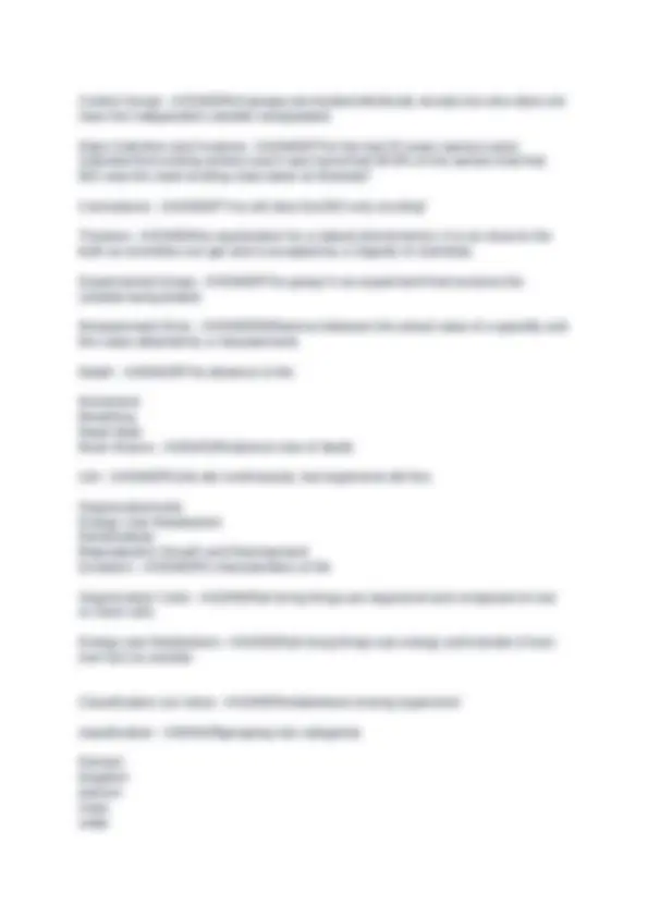 BIO 100 EXAM 1 QUESTIONS & ANSWERS 100% CORRECT! | Exams Biology | Docsity