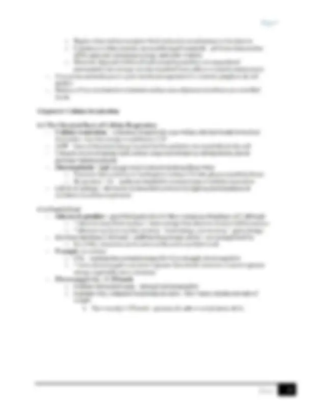 Biology Midterm 2 – Study Notes | Exams Biology | Docsity