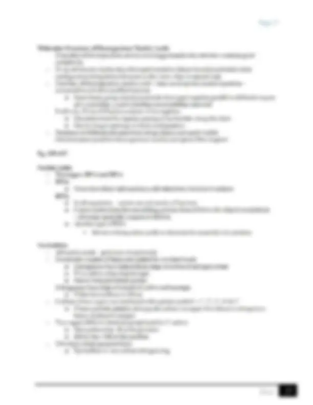 Biology Midterm 2 – Study Notes | Exams Biology | Docsity