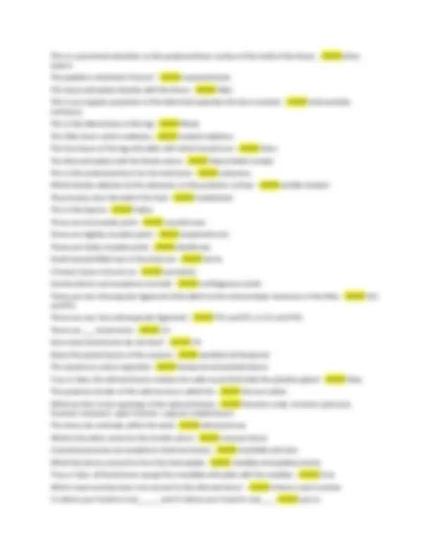 IUPUI Anatomy Exam 2 | Actual study | Questions and verified Answers ...