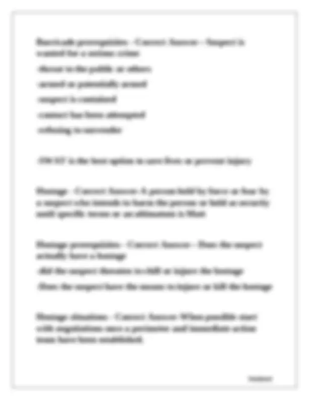 Swat Program Worksheet SWAT Duties Exam With 100% Correct And Verified Answers 2024-2025 ...