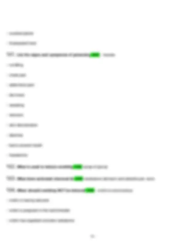 HOSA CPR/First Aid Test tested questions with revised correct answers ...