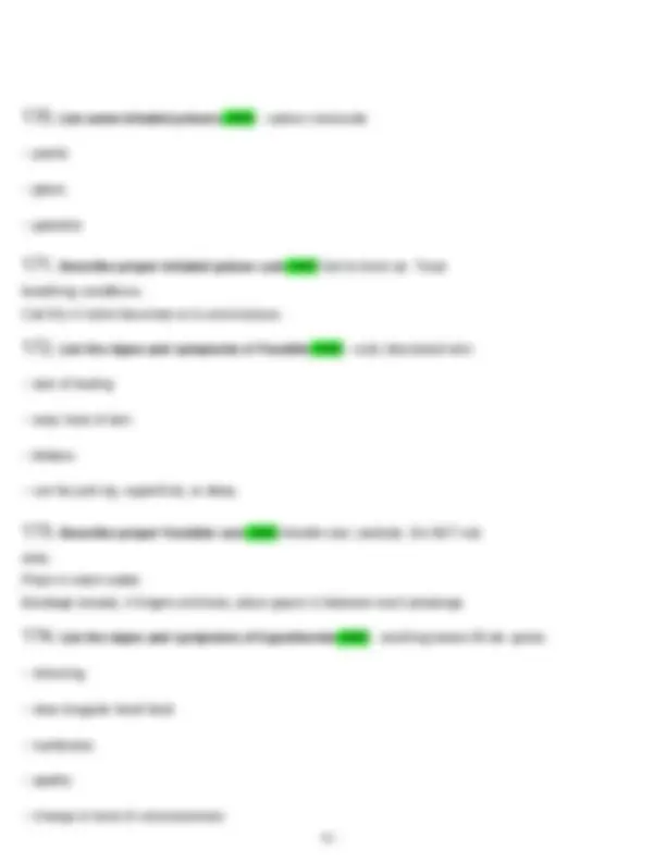 HOSA CPR/First Aid Test tested questions with revised correct answers ...