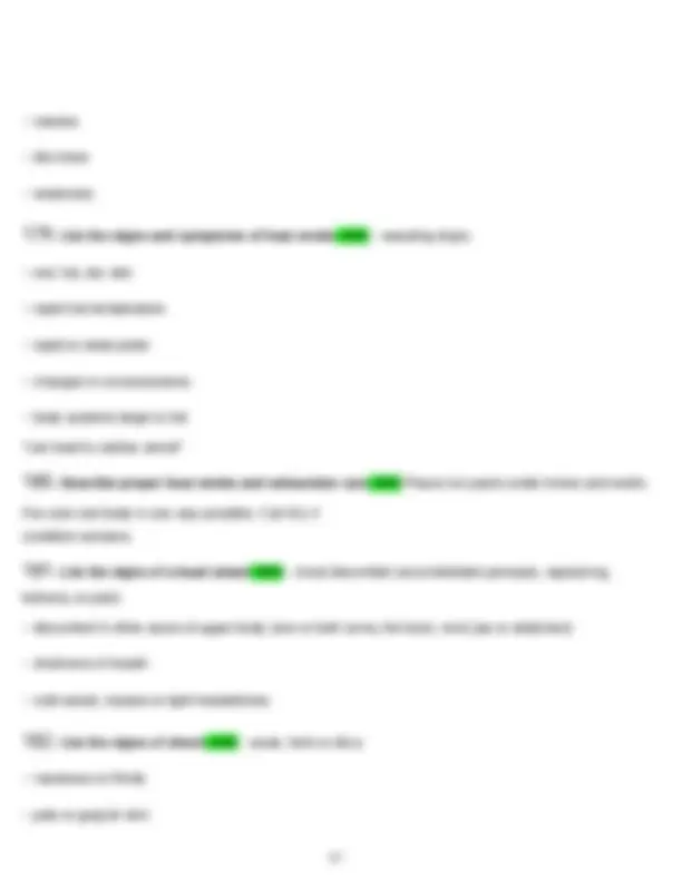 HOSA CPR/First Aid Test tested questions with revised correct answers ...