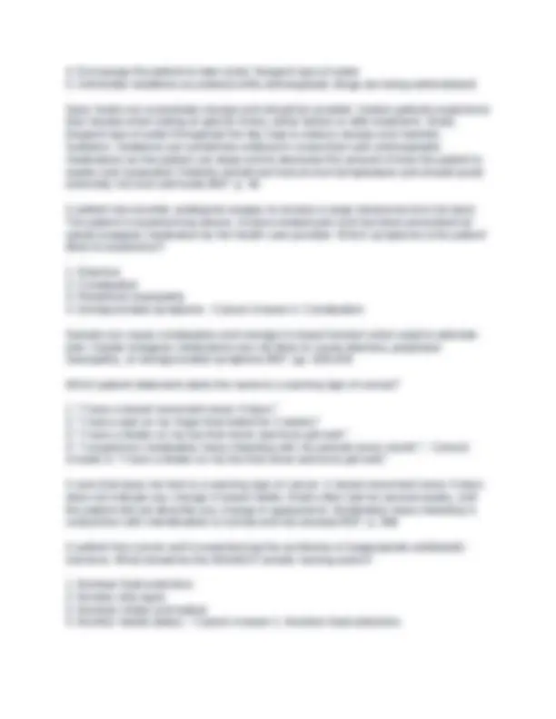Med Surg Nclex Ch. 25 Exam Questions With 100% Correct And Verified ...