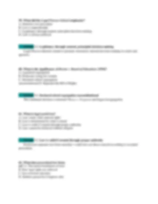 HARVARD LAW SCHOOL & AMERICAN JURISPRUDENCE EXAM QUESTIONS AND ANSWERS ...