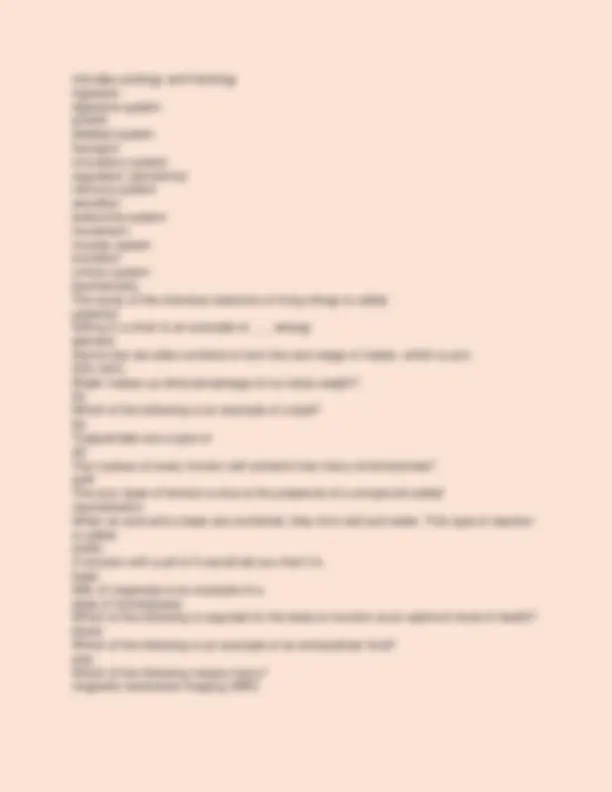 ANATOMY AND PHYSIOLOGY FINAL EXAM ACTUAL QUESTIONS WITH 100% EXPERT ...