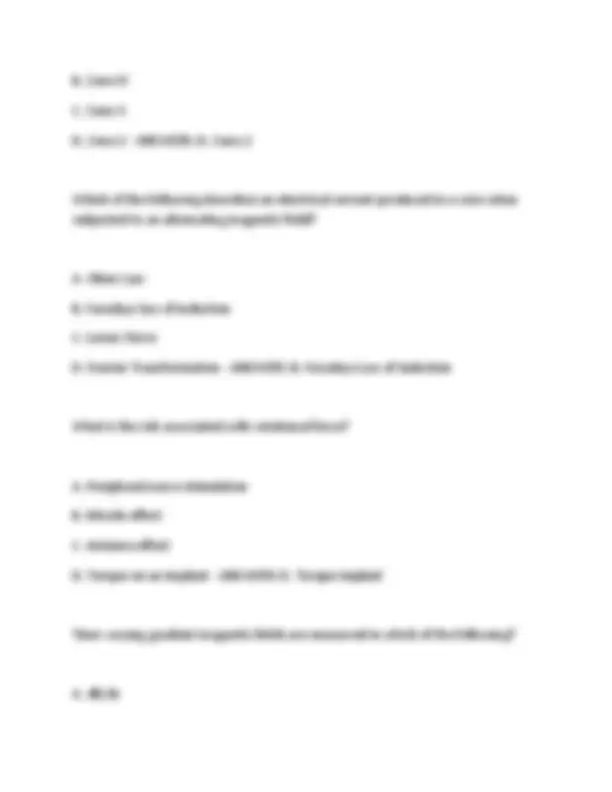 MRI Mock Test: Questions and Answers for Radiology Professionals ...