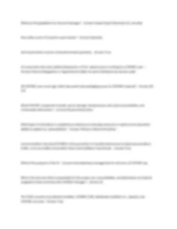 Basic COMSEC Policies and Procedures Exam Questions and Answers | Exams ...