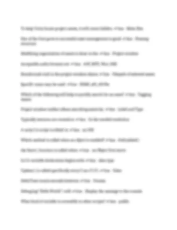 Unity Certified Associate Exam - Game Development - Review Questions ...