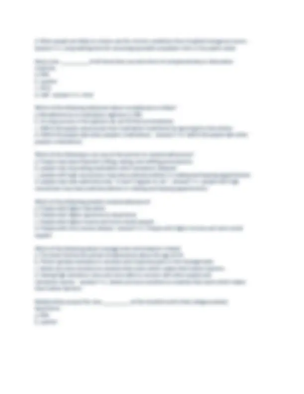 Intro to Health Psychology Exam Questions and Verified Correct Answers ...