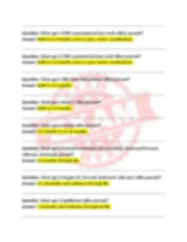 204- PEDs midterm latest update EXAM QUESTIONS AND CORRECT DETAILED ...