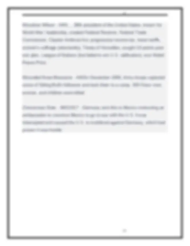 U.S. History EOC Exam Prep: 2025-2026 Study Guide | Exams History | Docsity