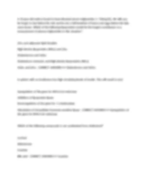 Medical Biochemistry Exam Questions on Lipid Metabolism | Exams ...
