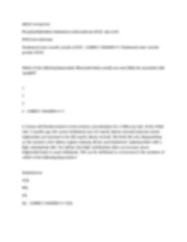 Medical Biochemistry Exam Questions on Lipid Metabolism | Exams ...