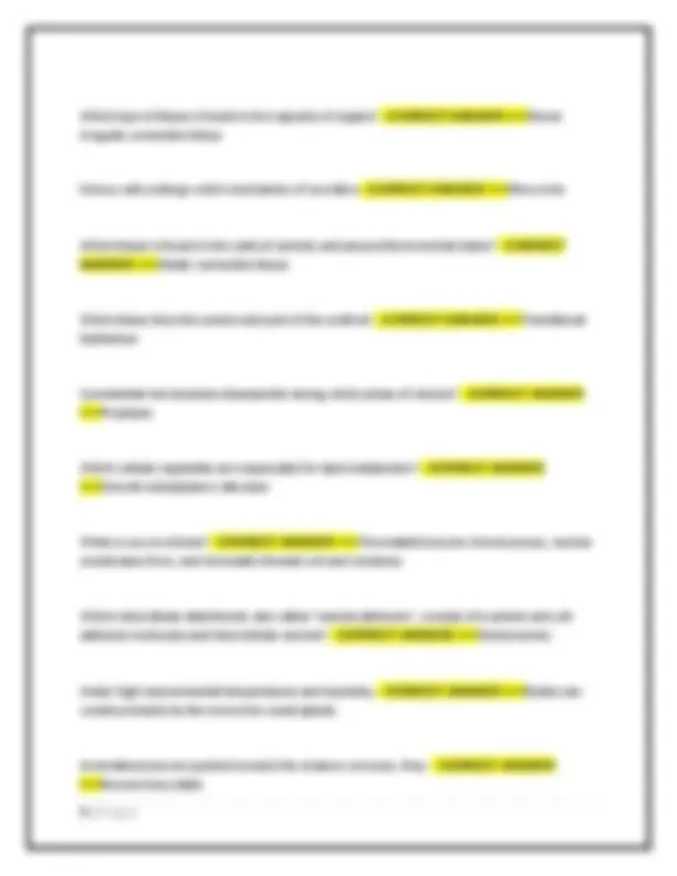 IUPUI ANATOMY FINAL EXAM EXAM QUESTIONS AND CORRECT ANSWERS WITH 300 ...