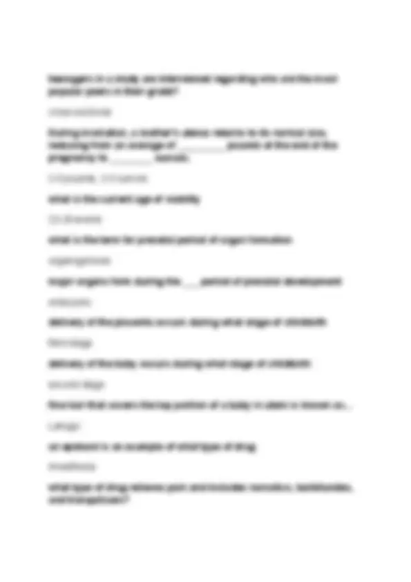 PSYC 140 Module 2 LockDown Exam & Full Review | 2025 Updated Version ...