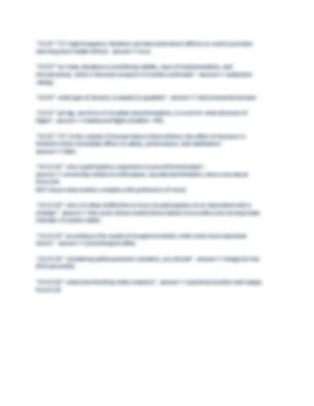 Human Factors and Ergonomics Exam Questions: A Comprehensive Study ...